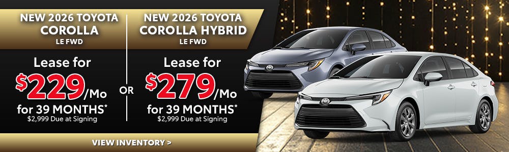 New 2026 Toyota Corolla LE FWD OR New 2026 Toyota Corolla Hybrid LE FWD | Umansky Toyota