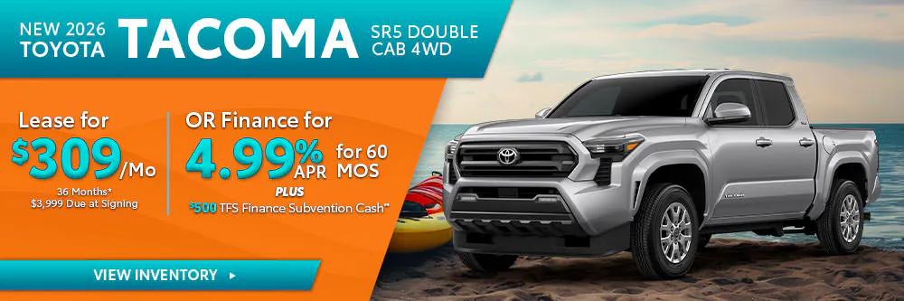New 2026 Toyota Tacoma SR5 Double Cab 4WD | Umansky Toyota