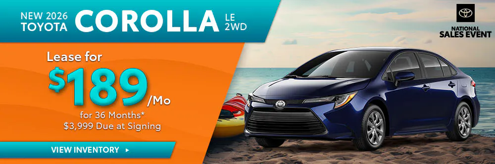 New 2026 Toyota Corolla LE 2WD | Umansky Toyota