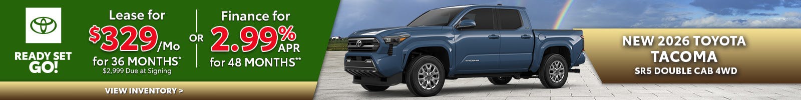 New 2026 Toyota Tacoma SR5 Double Cab 4WD