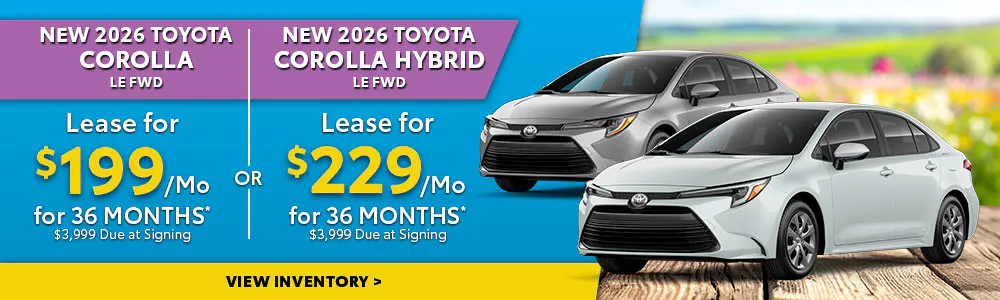 New 2026 Toyota Corolla LE FWD OR New 2026 Toyota Corolla Hybrid LE FWD | Umansky Toyota