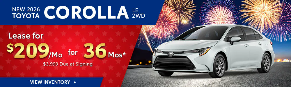 New 2026 Toyota Corolla LE 2WD | Umansky Toyota