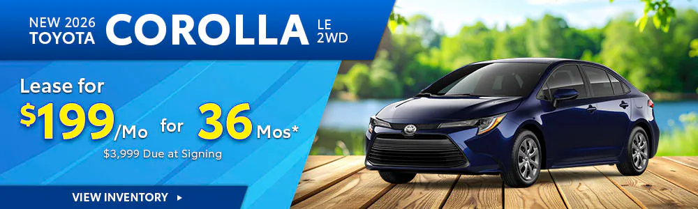 New 2026 Toyota Corolla LE 2WD | Umansky Toyota