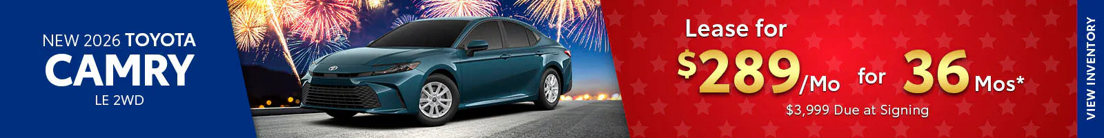 New 2026 Toyota Camry LE 2WD