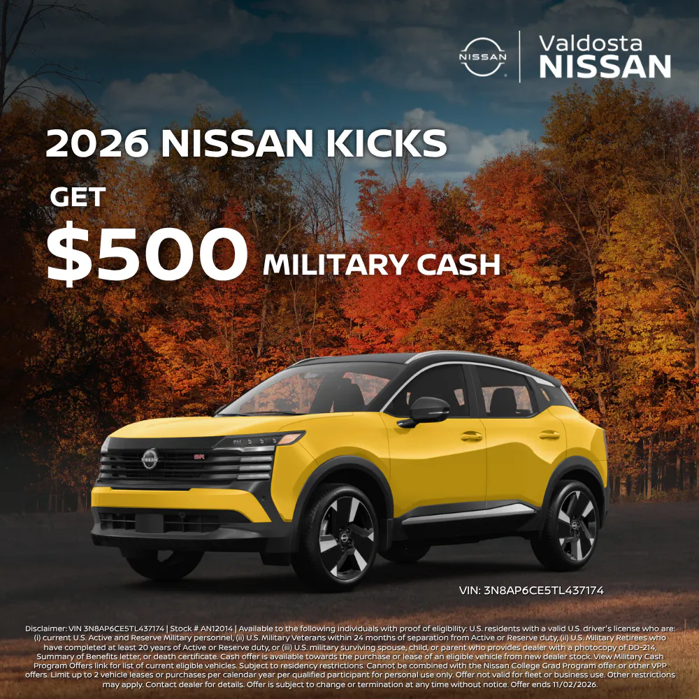 New 2026 Nissan Kicks | Valdosta Nissan