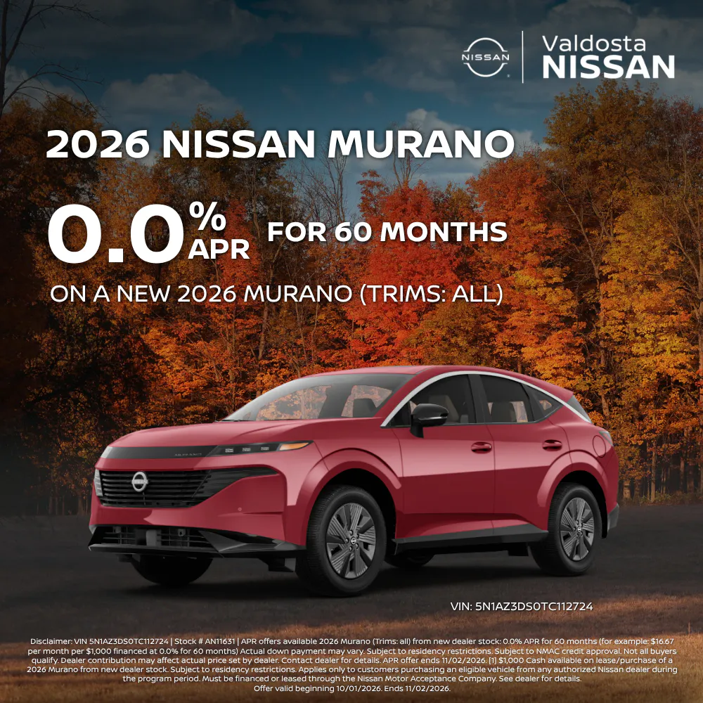 New 2026 Nissan Murano | Valdosta Nissan