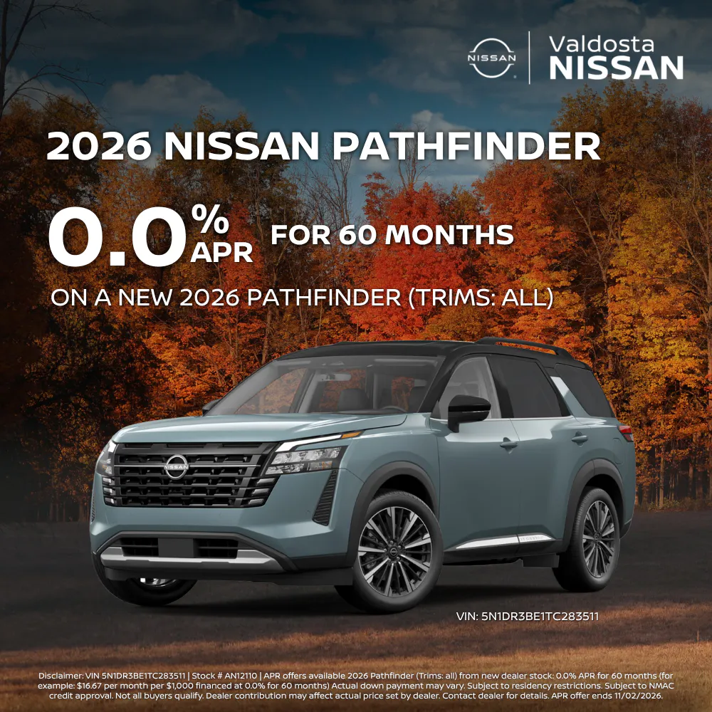 New 2026 Nissan Pathfinder | Valdosta Nissan