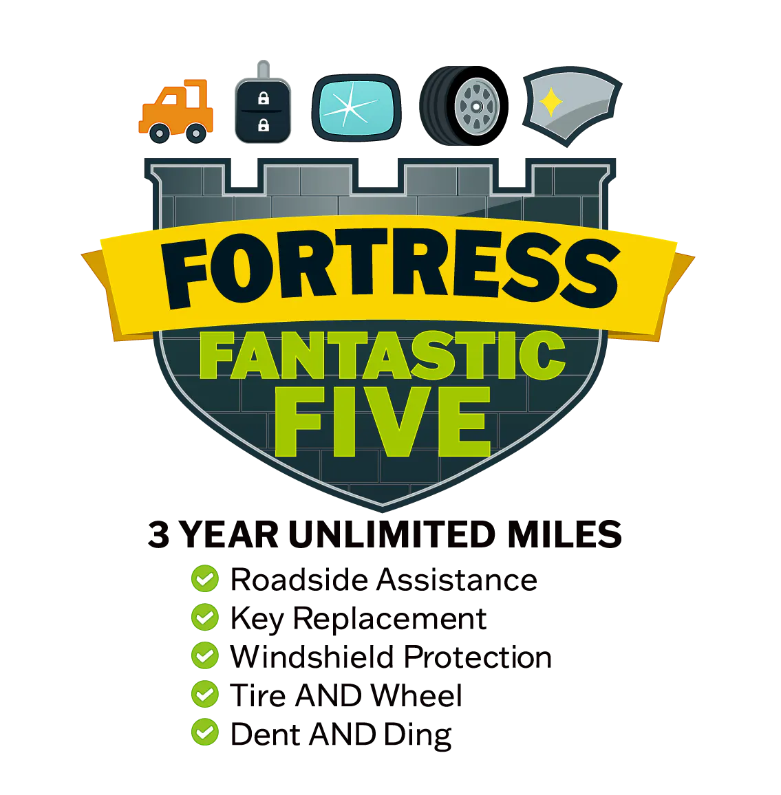 Fortress Fantastic Five Logo