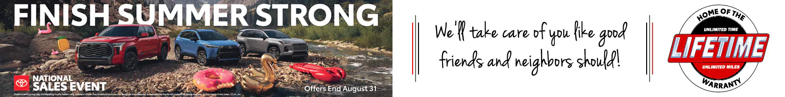 National Sales Event | Walker Jones Toyota