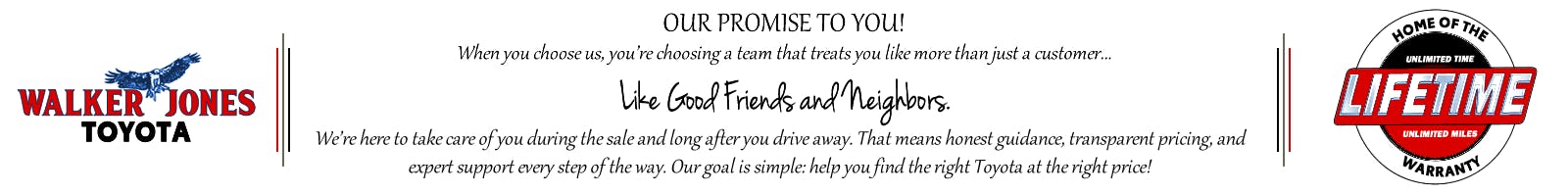 Walker Jones Promise