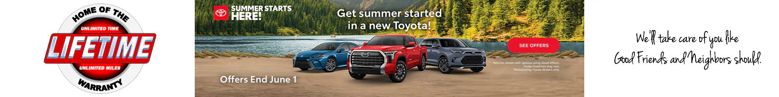 Toyota Summer Event 2026