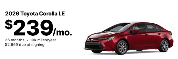 2026 Toyota Corolla | Walser Toyota