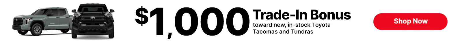 March Truck Trade In bonus | Walser Toyota