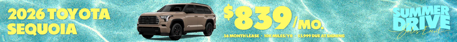 2026 Toyota Sequoia