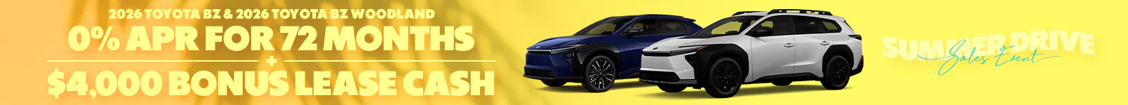 2026 Toyota bZ and bZ Woodland