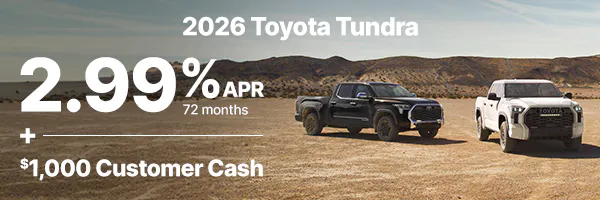2026 Toyota Tundra SRP Banner | Walser Toyota