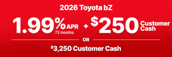 2026 Toyota bZ SRP Banner | Walser Toyota