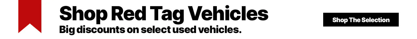 Red Tag Used SRP Banner | Walser Toyota