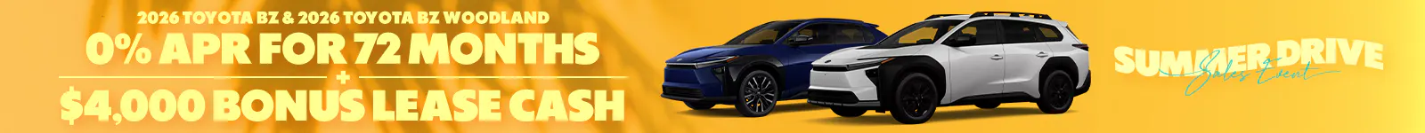2026 Toyota bZ and bZ Woodland