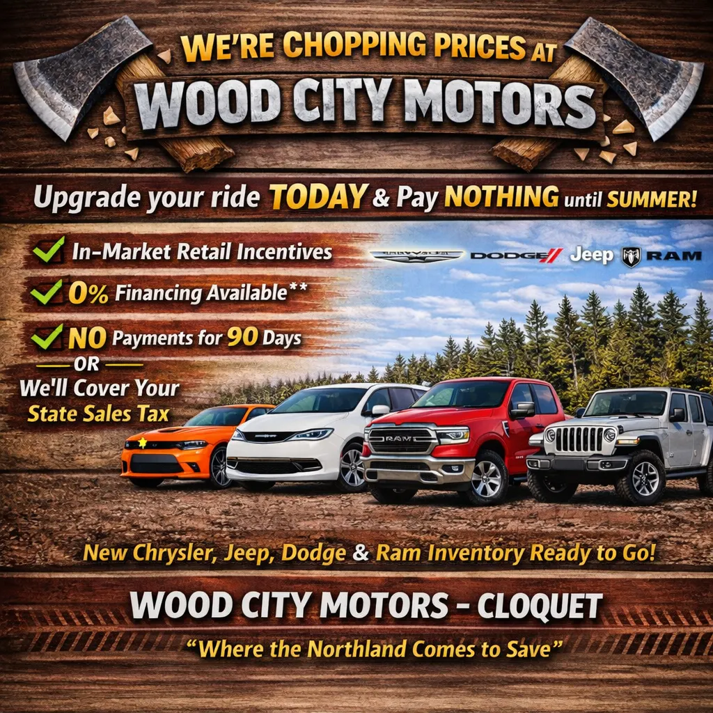 Upgrade your ride Today and Pay nothing until summer! | Wood City Motors